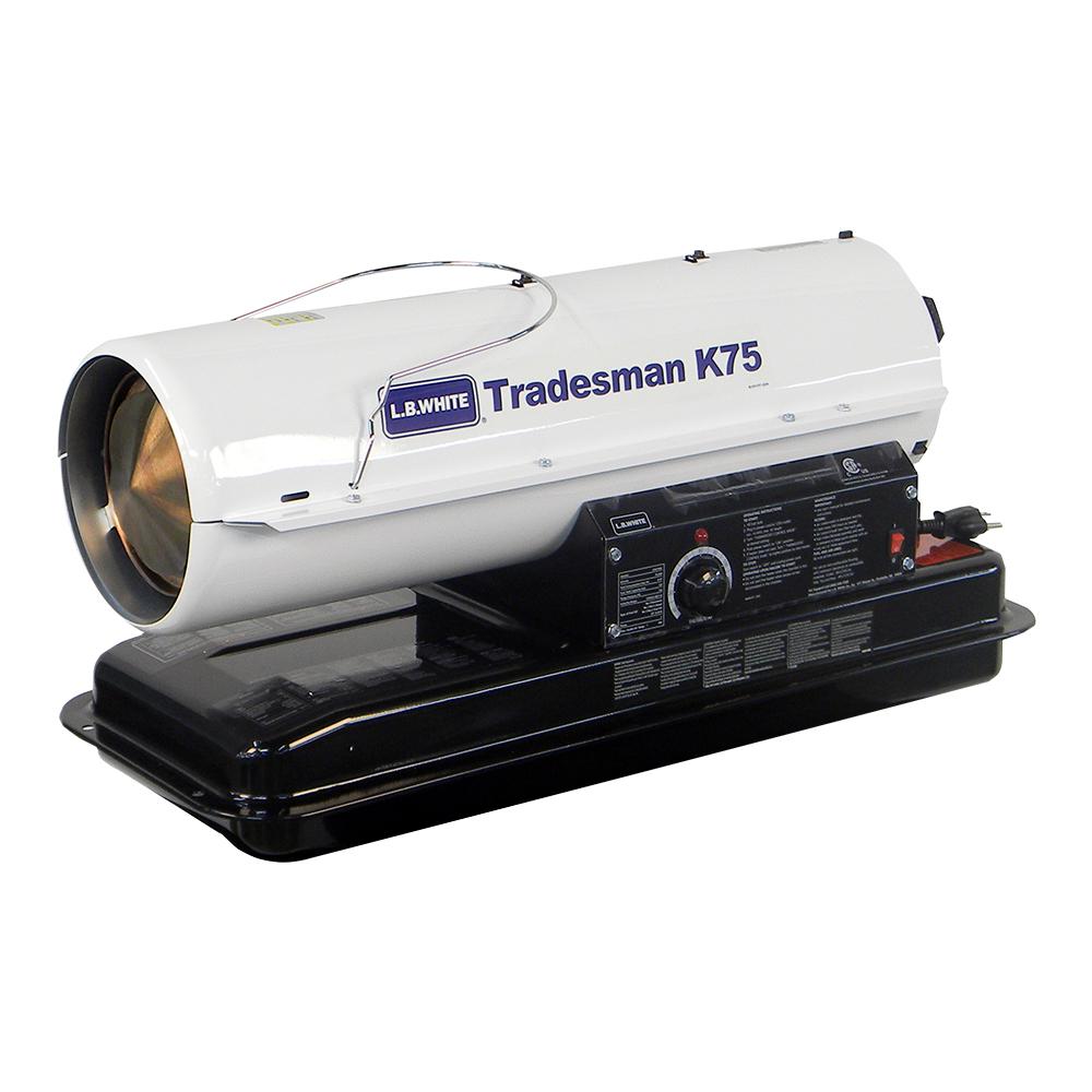 75,000 BTU Forced Air Portable Kerosene Heater