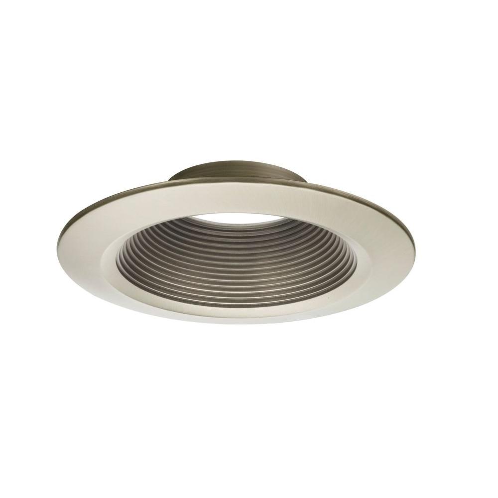 Integrated Led Lithonia Lighting Recessed Brushed Nickel Recessed Downlighting Trim