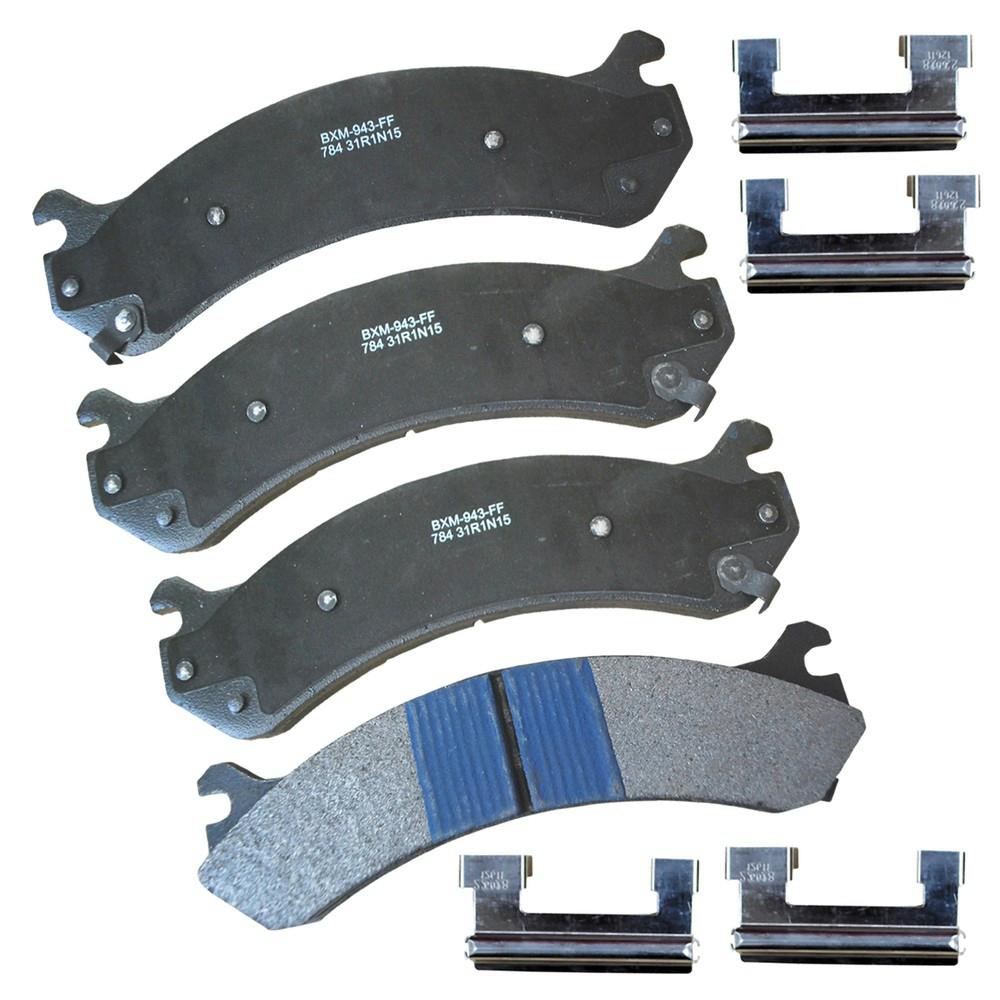 Disc Brake Pad Set-Stop Semi-Metallic Brake Pad Front Bendix SBM847