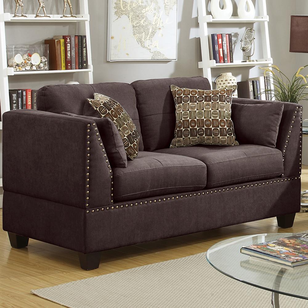 Brown Velvet Sofa Living Room | Baci Living Room