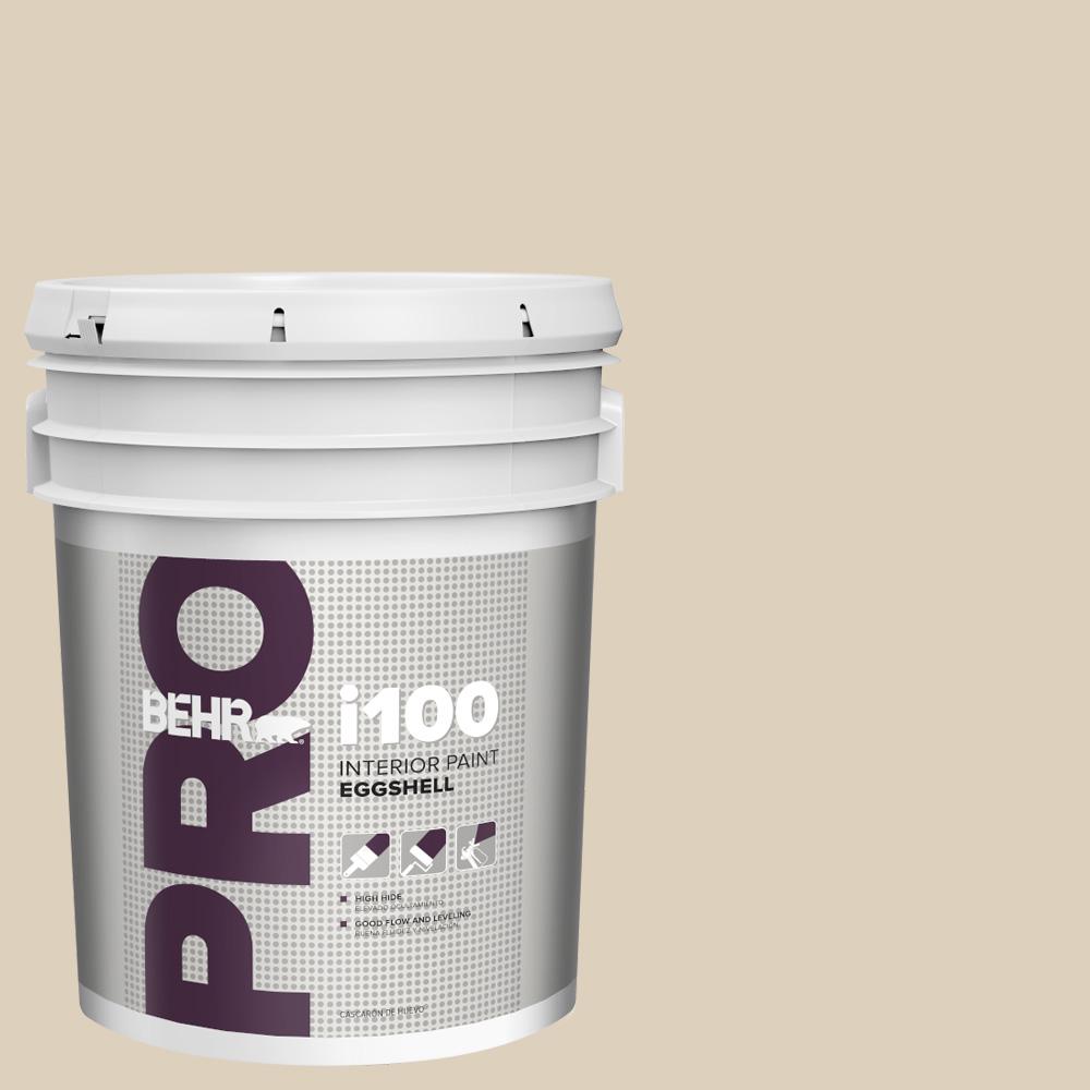 BEHR PRO 5 gal. ORW07 Spanish Sand Eggshell Interior PaintPR13005