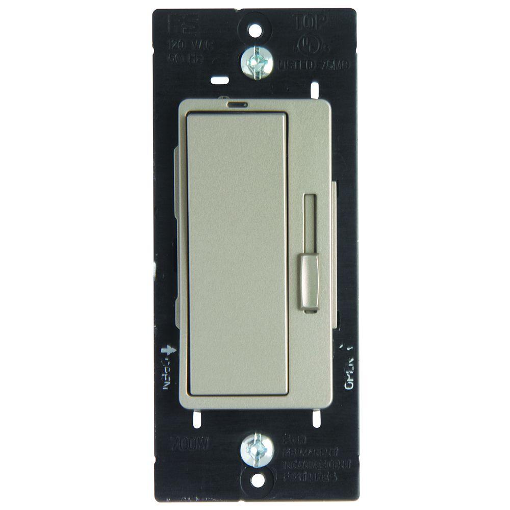 700Watt Single Pole/3Way Decorator Dimmer Nickel ColorH703PNICCV4