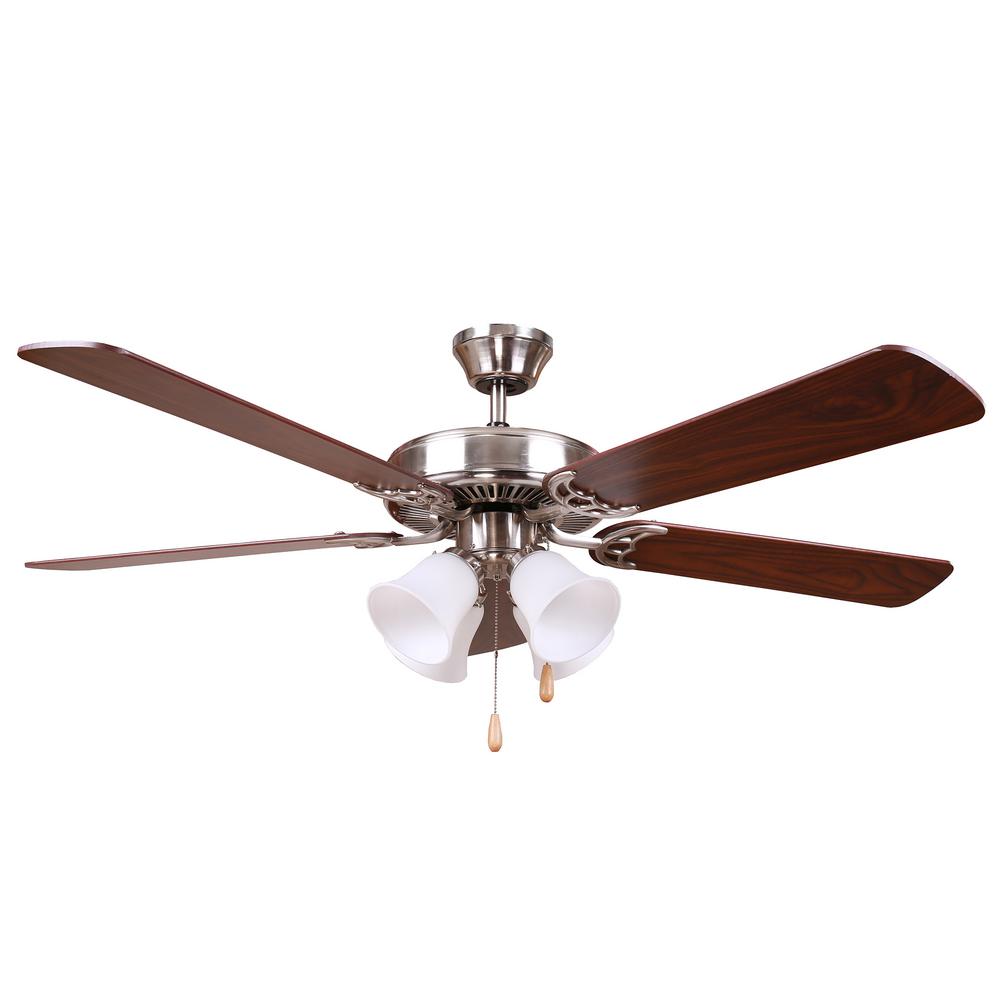 Hunter Discovery 48 In Indoor Brushed Nickel Ceiling Fan