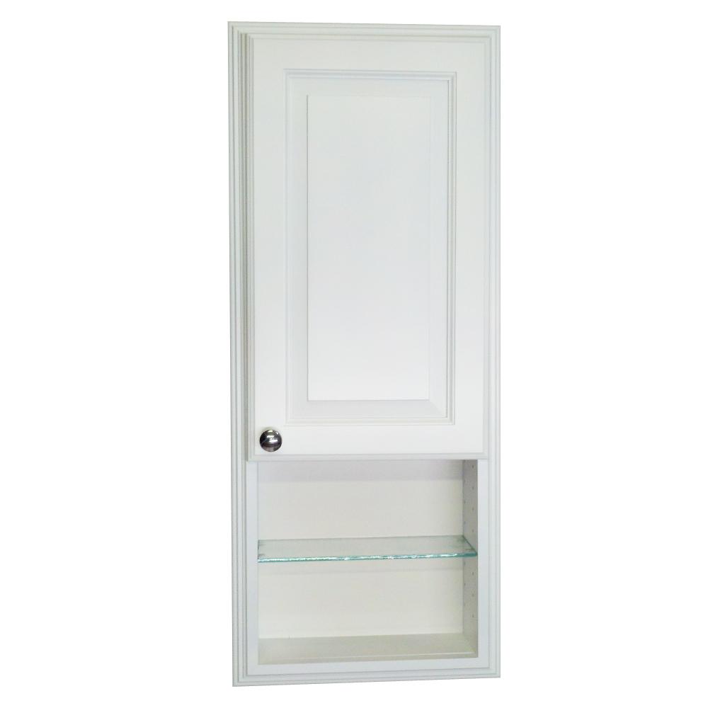 Napa Valley Medicine Storage Cabinet 236 12s White Raised Panel Door With Newport Trim