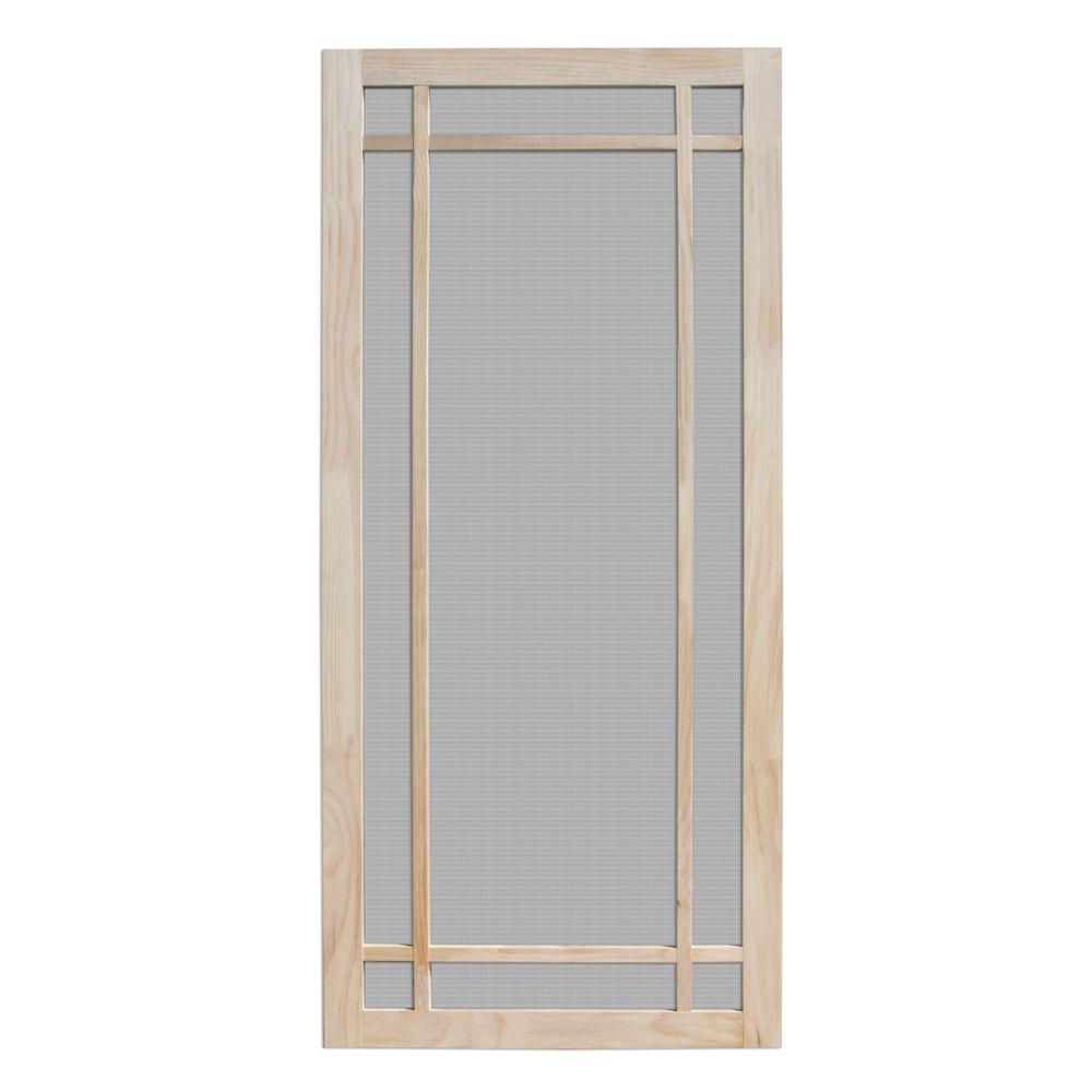 Minimalist Unique Home Designs Adjustable Screen Door for Simple Design