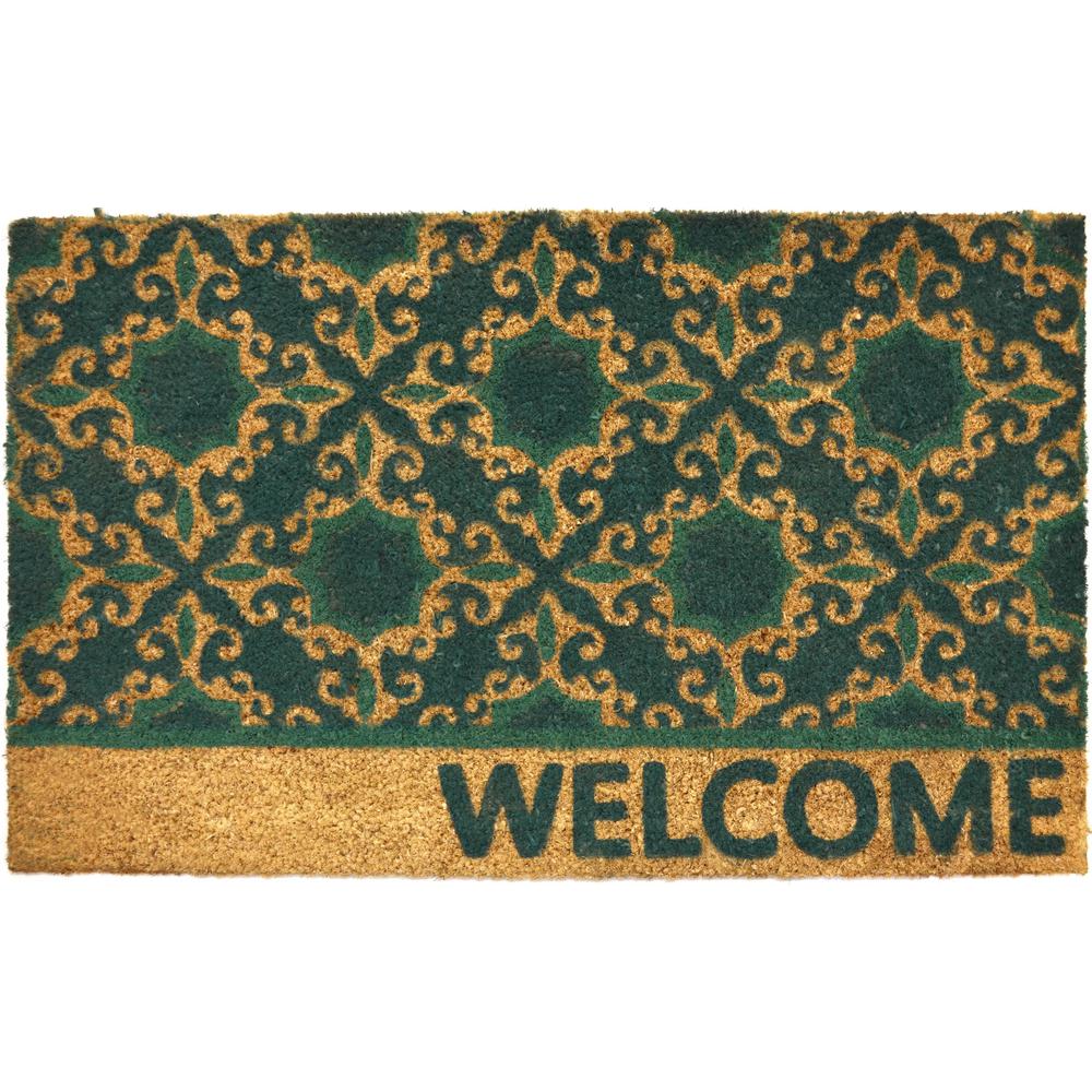 Home Dynamix Fiesta 22 in. x 36 in. Coir Outdoor Mat2HD5601 The