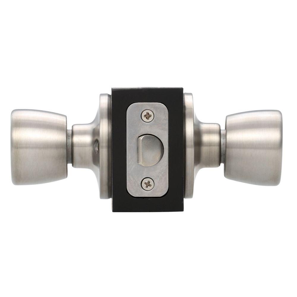 Details About Stainless Steel Passage Hall Closet Door Knob Temporary Bedroom Metal Knobs