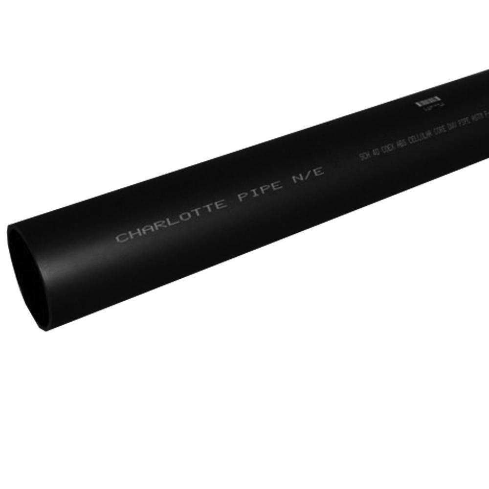 Charlotte Pipe 1-1/2 in. x 10 ft. DWV Sch. 40 Foam Core ...