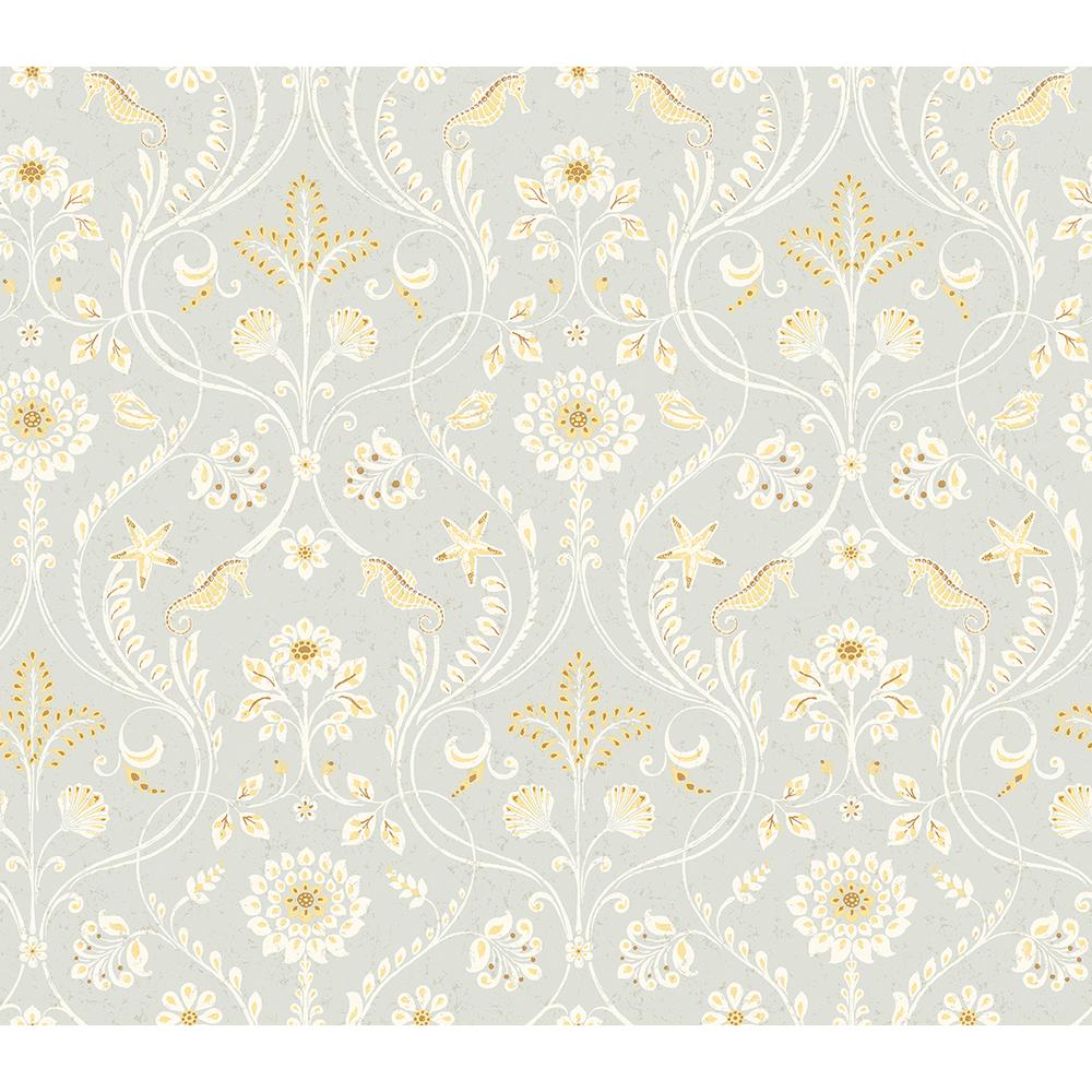 grey damask wrapping paper