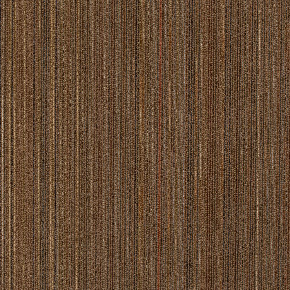 Invision Assembler Hazelnut 24 in. x 24 in. Modular Carpet Tile Kit (18