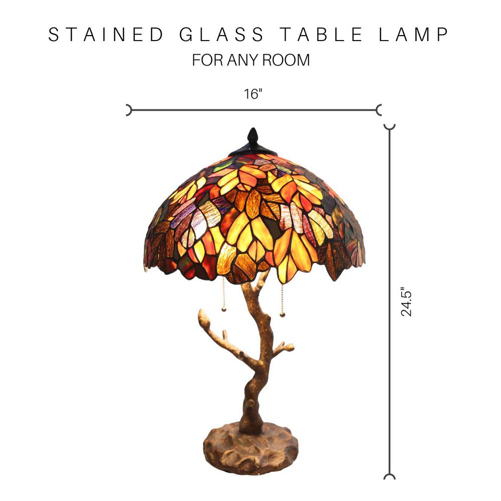 multi colored glass table lamps