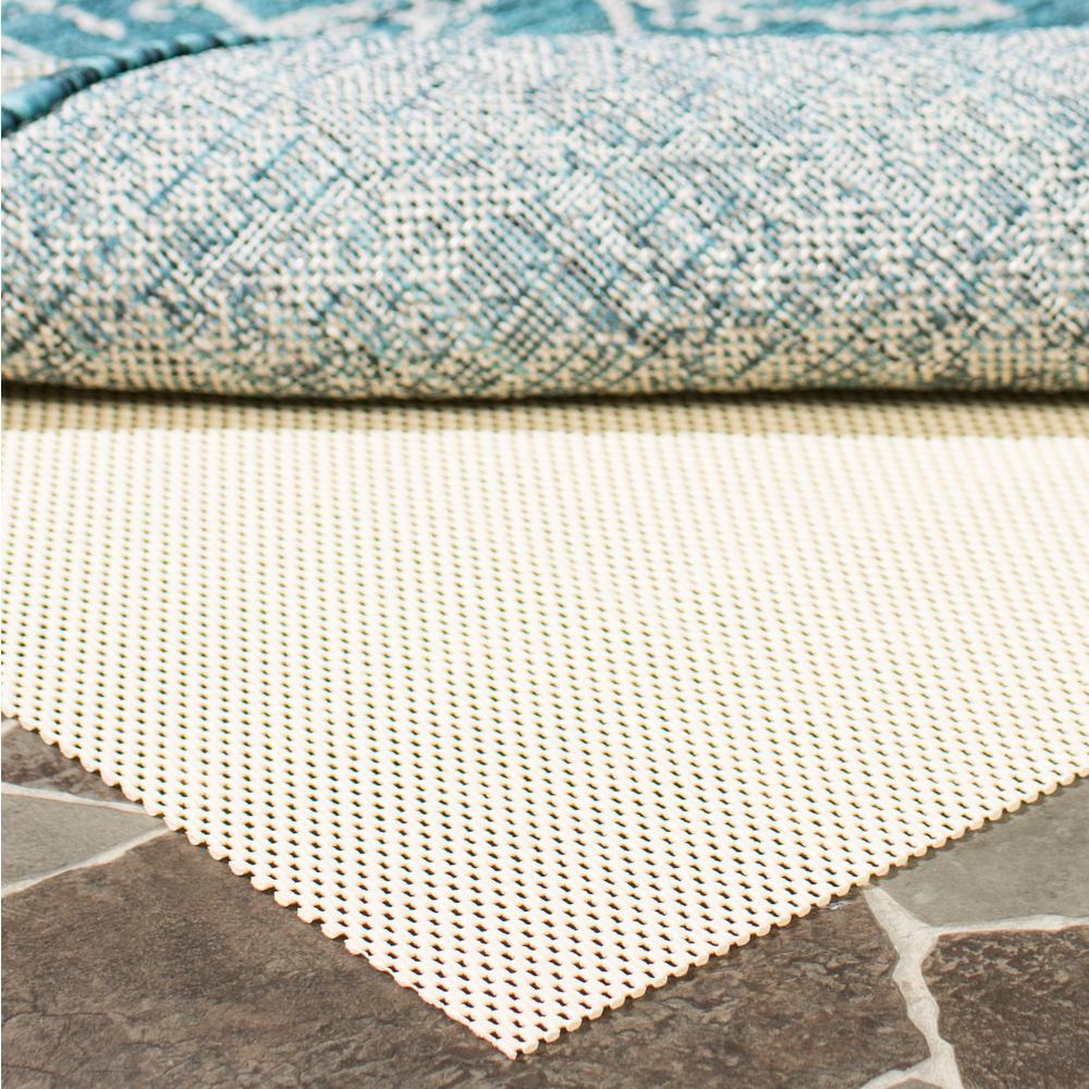 Safavieh 8 X 10 Rug Pads Rugs The Home Depot Outdoor Creme 8 Ft X 11 Non Slip Rug Pad