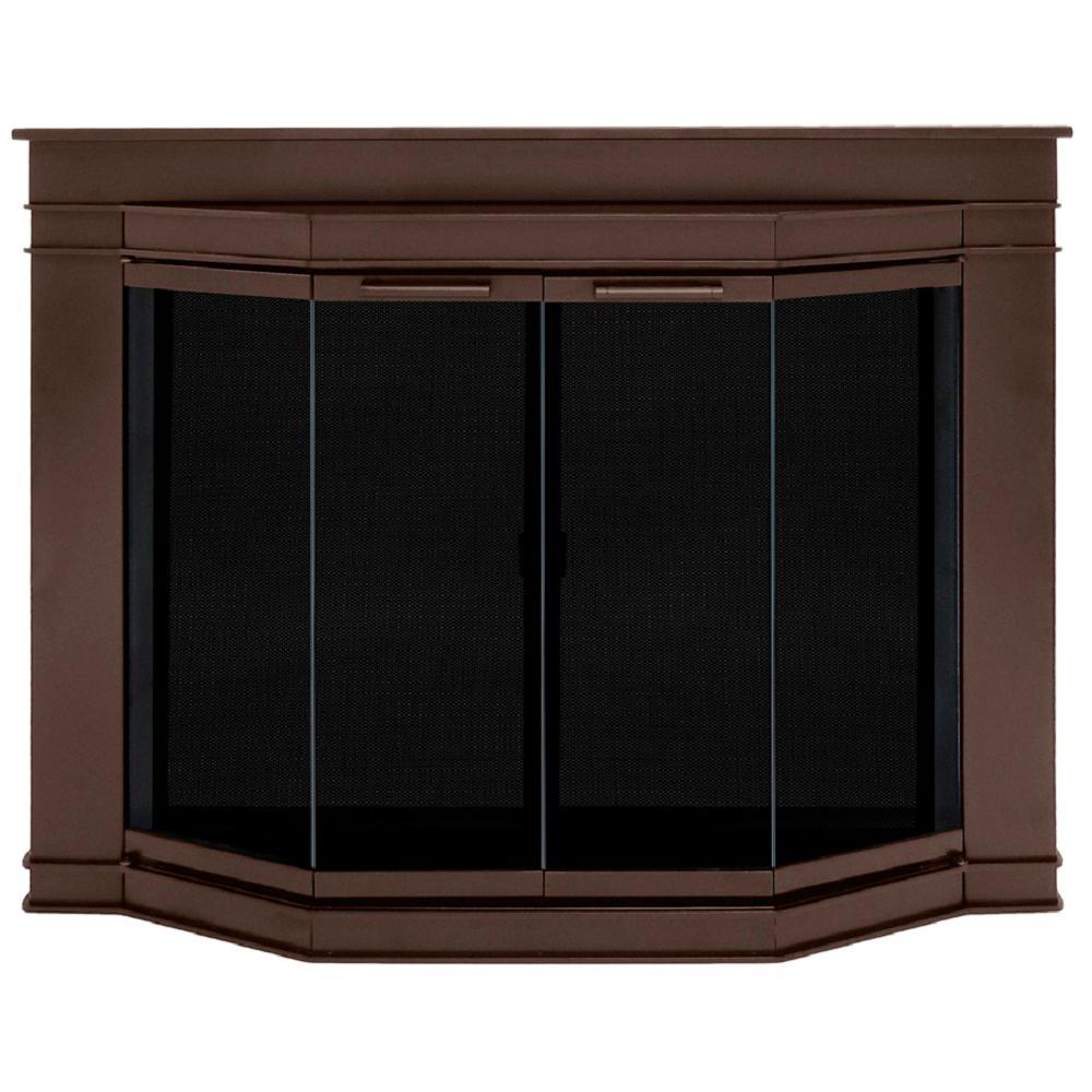 Pleasant Hearth Grantham Medium Gl Fireplace Doors 7701 The This Review Is From Grantham Small Gl Fireplace Doors