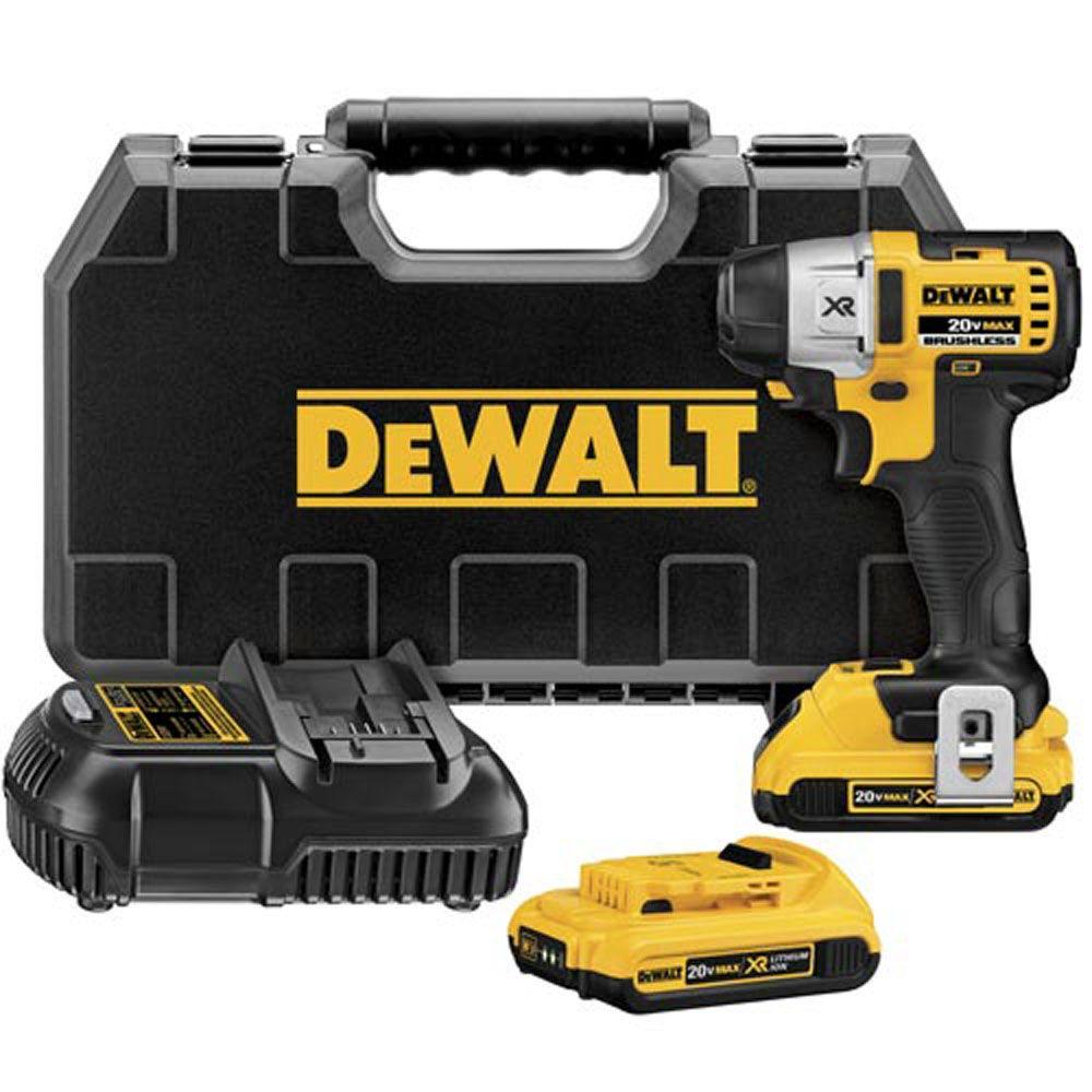 2-Tool DeWALT 20V MAX Li-Ion Cordless Brushless Drill/Driver ...