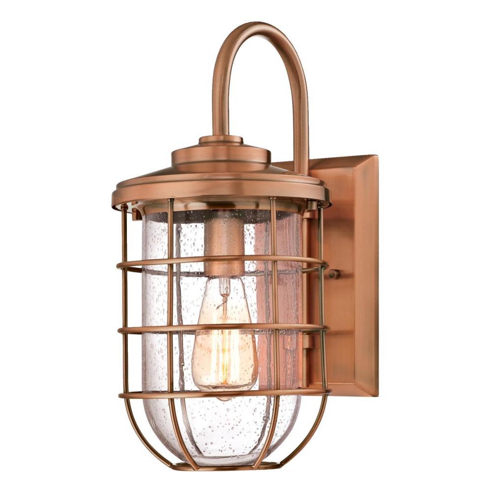 Westinghouse Outdoor Wall Mounted Lighting Ferry 1 Light Washed Copper Outdoor Wall