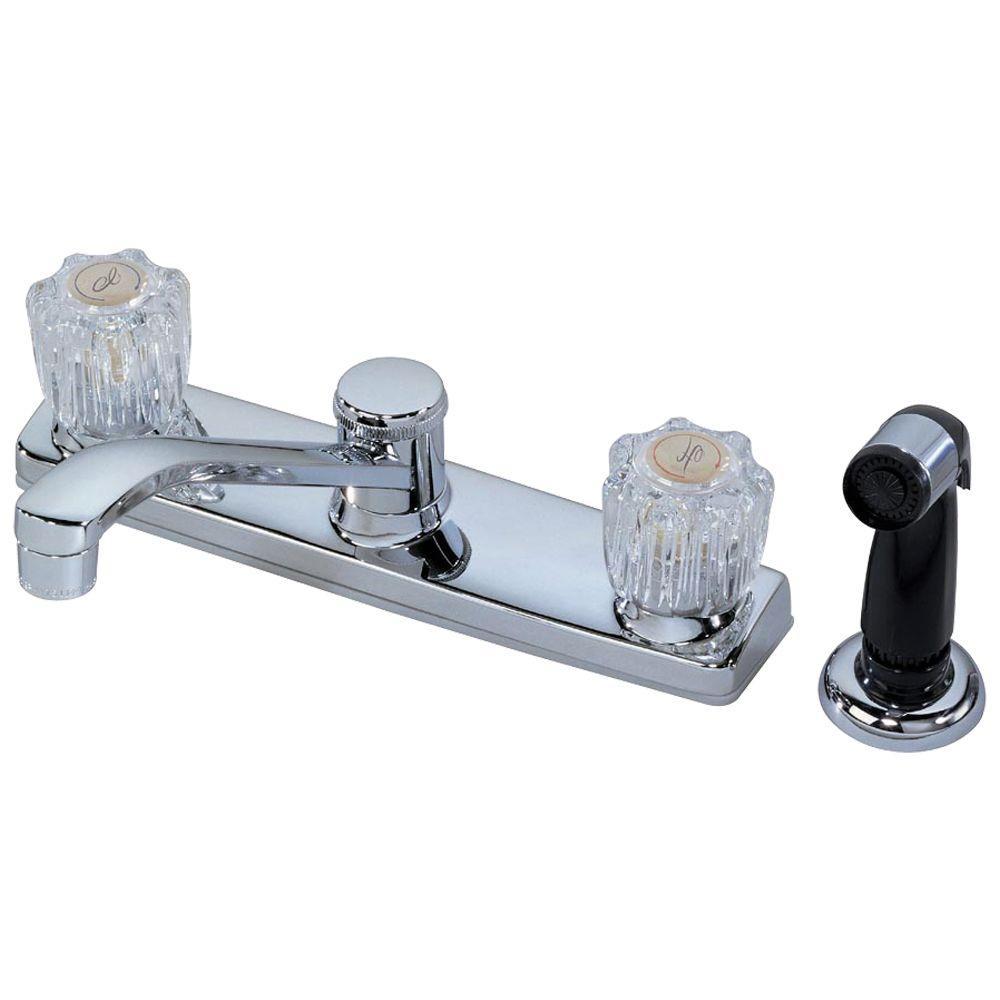 Homewerks Worldwide 2-Handle Standard Kitchen Faucet with ...