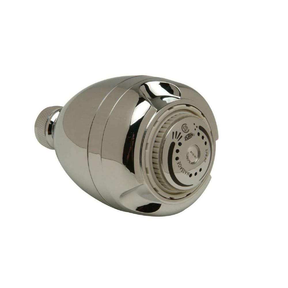 Zurn 1Spray 2.6 in. Single Wall Mount Fixed Adjustable Shower Head in
