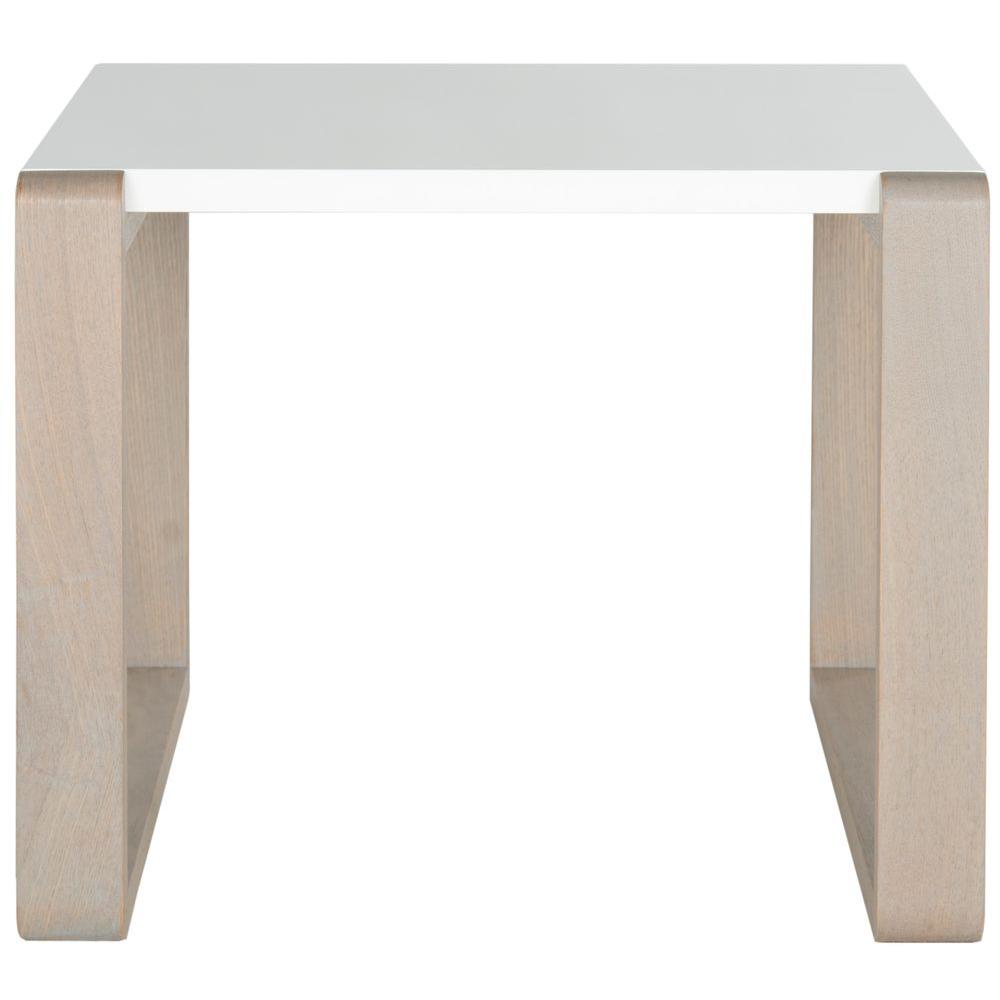 Home Decorators Collection Anjou White Wash End Table8861600910 The