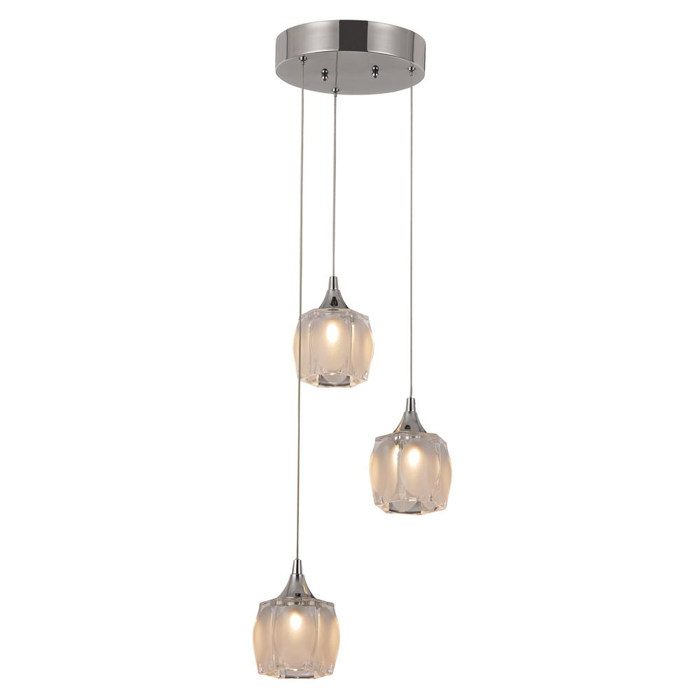 Bel Air Lighting Mystique 15 Watt Polished Chrome Integrated Led Bel Air Lighting Mystique 15 Watt Polished Chrome Integrated Led Pendant