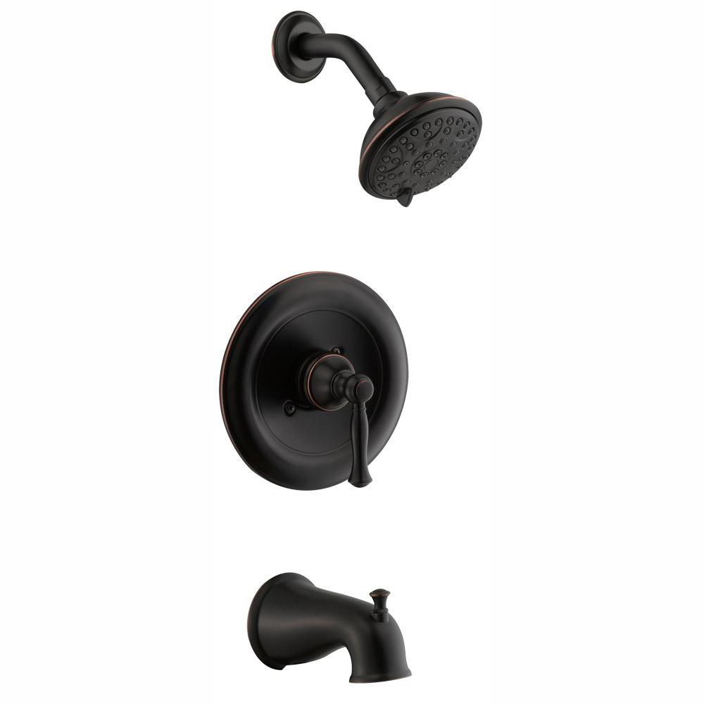 Glacier Bay Fairway Single Handle 3 Spray Tub And Shower Faucet In