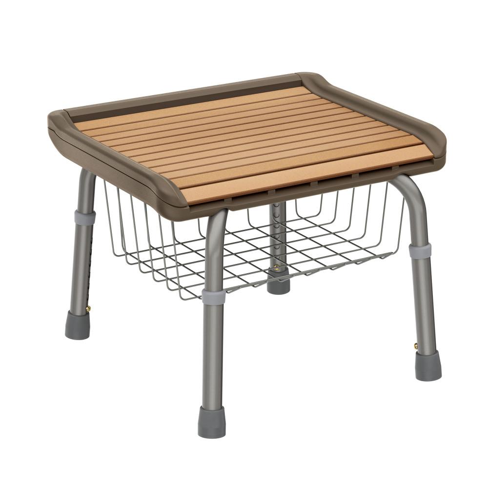 Moen 18 90 In W X 15 D Faux Teak Tub And Shower Seat With D Faux Teak Tub And Shower Seat
