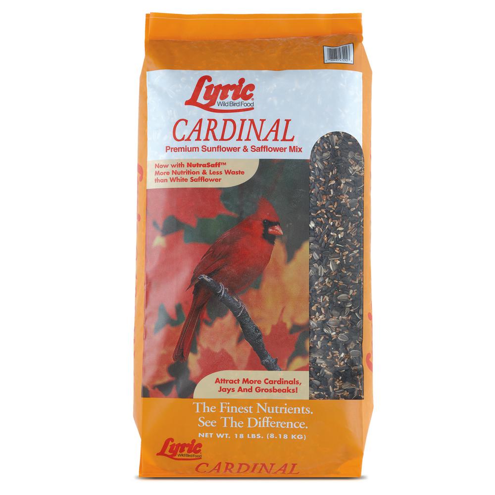 Lyric 18 lbs. Cardinal Premium Sunflower and Safflower Wild Bird Mix by Lyric
