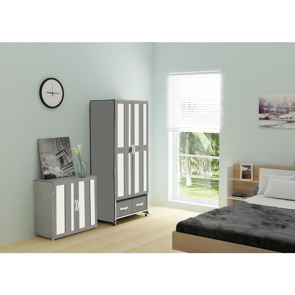 Homestar 9 Pair Sandy Shoe Rack Cabinet In Gray Z06873798 The Home Depot