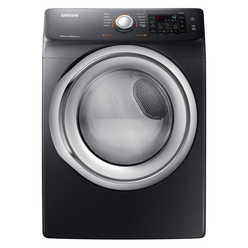 Front Load Matching Gas Dryers The Home Depot Gas Dryer With Steam In Black Stainless