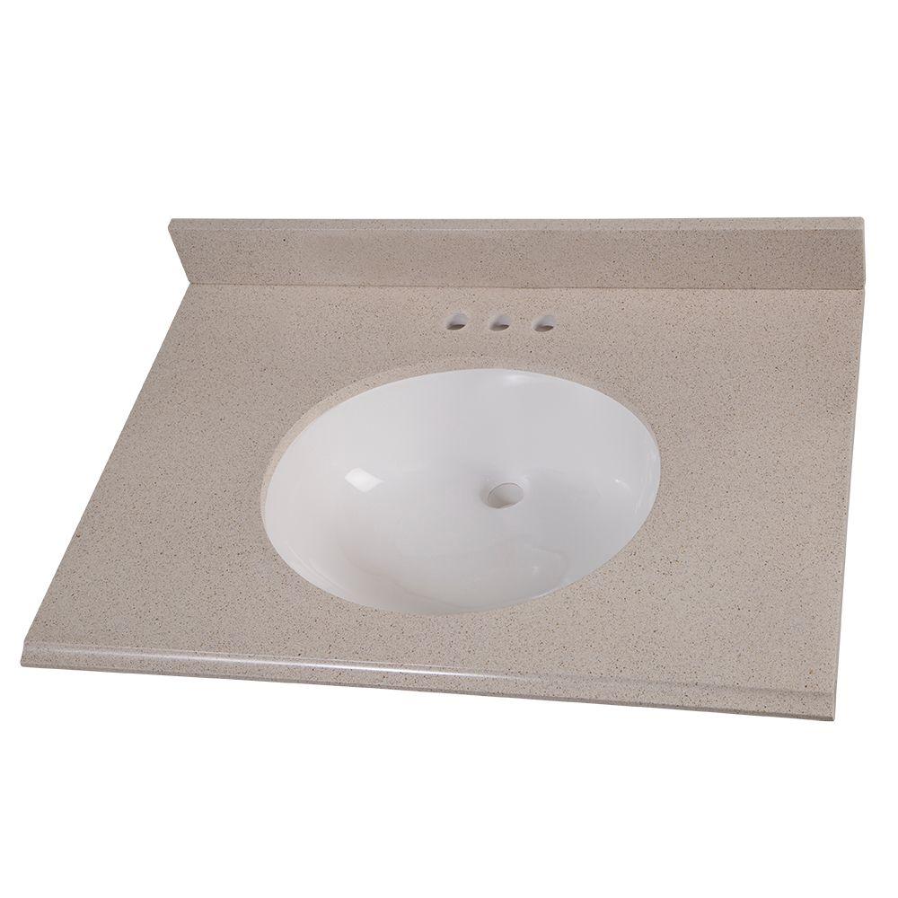 Home Decorators Collection 31 In Colorpoint Vanity Top Maui With Home Decorators Collection 31 In Colorpoint Vanity Top Maui With White Basin
