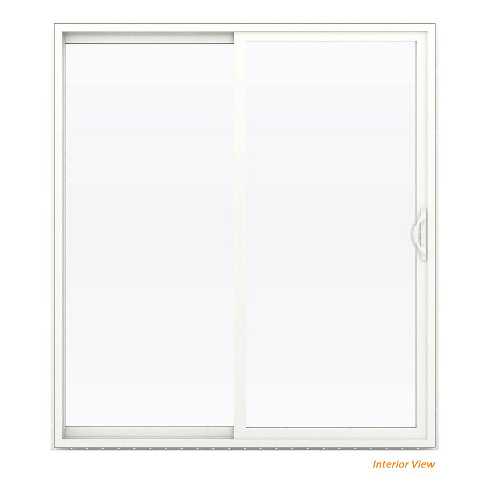 Jeld Wen 72 In X 80 In V 2500 White Vinyl Left Hand Full Lite