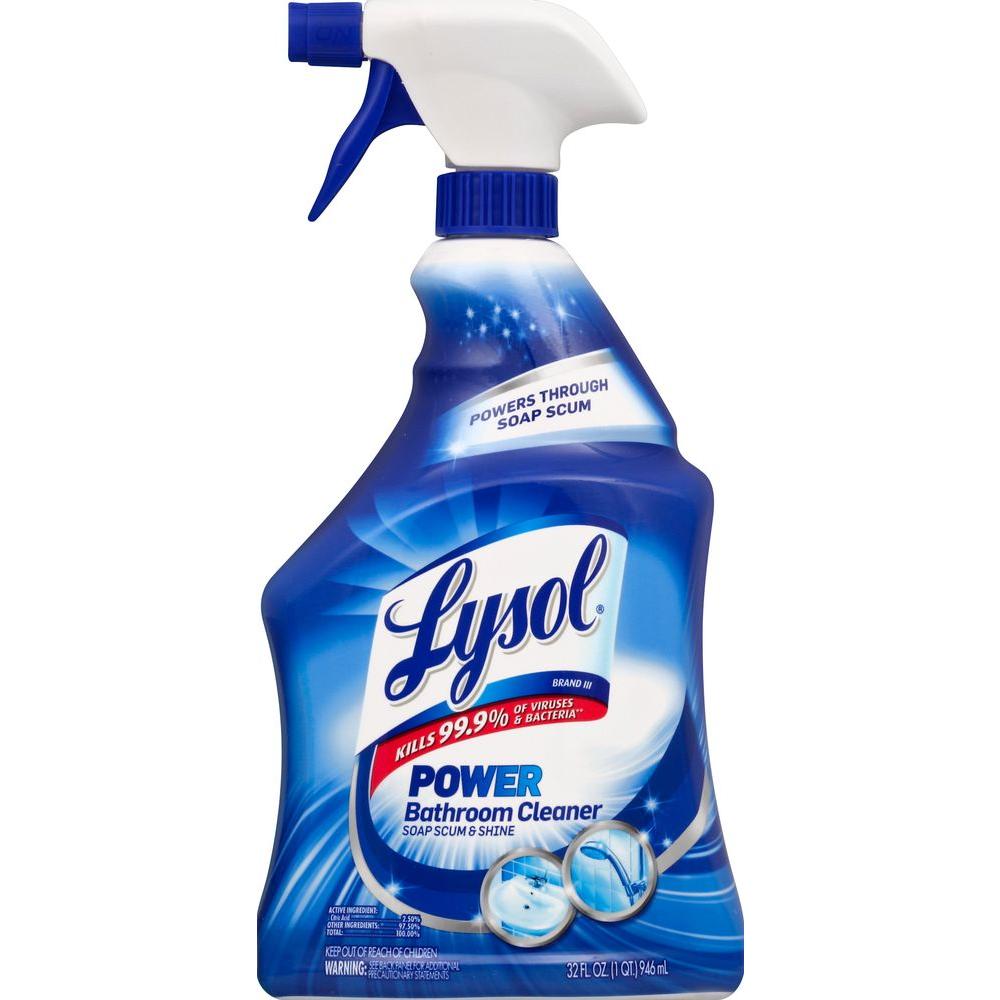 Lysol 32 oz. Bathroom Cleaner Trigger1920002699 The Home Depot