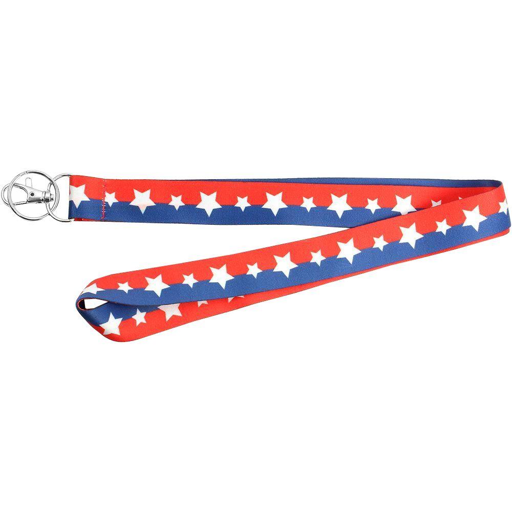 Hy Ko Lanyard Red White And Blue With Stars Lan 103 The Home Depot Lanyard Red White And Blue With Stars