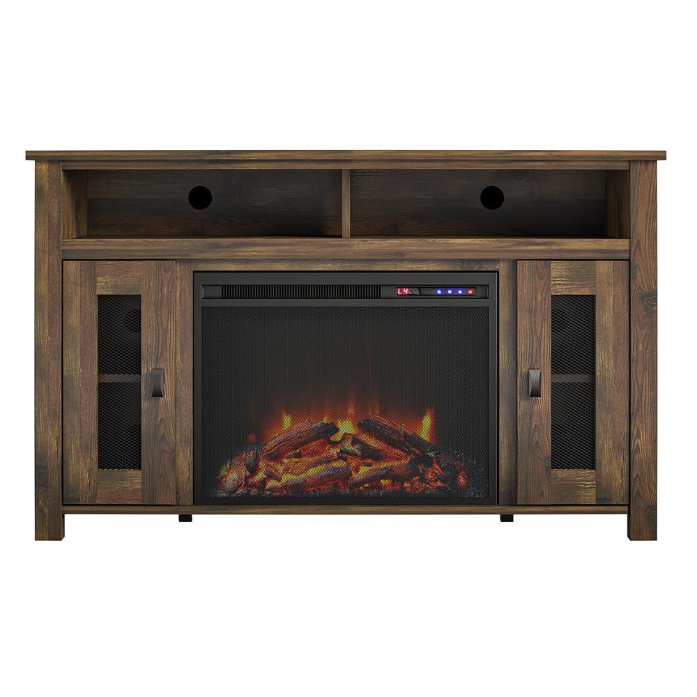 Ameriwood Home Macona 47.64 in. Electric Fireplace TV Stand for TVs up