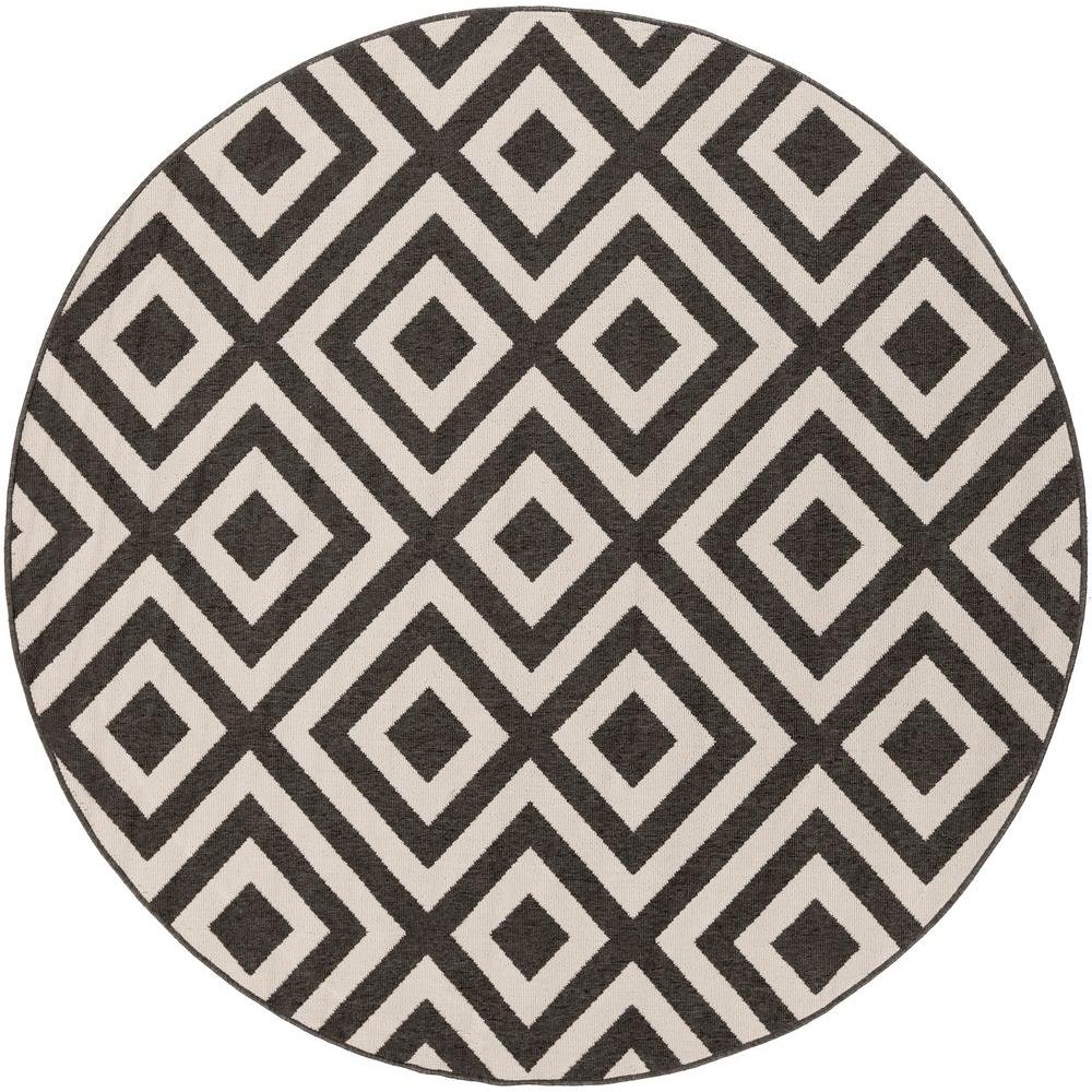 Artistic Weavers Breckenridge Ebony 5 Ft X Round Indoor Artistic Weavers Breckenridge Ebony 5 Ft X Round Indoor Outdoor Area Rug S00151001856 The Home Depot