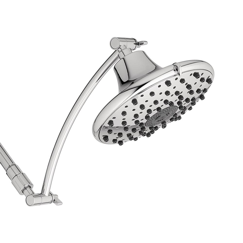 Waterpik 8 Spray 5 In Single Wall Mount Fixed Rain Shower Head Rain Shower Head