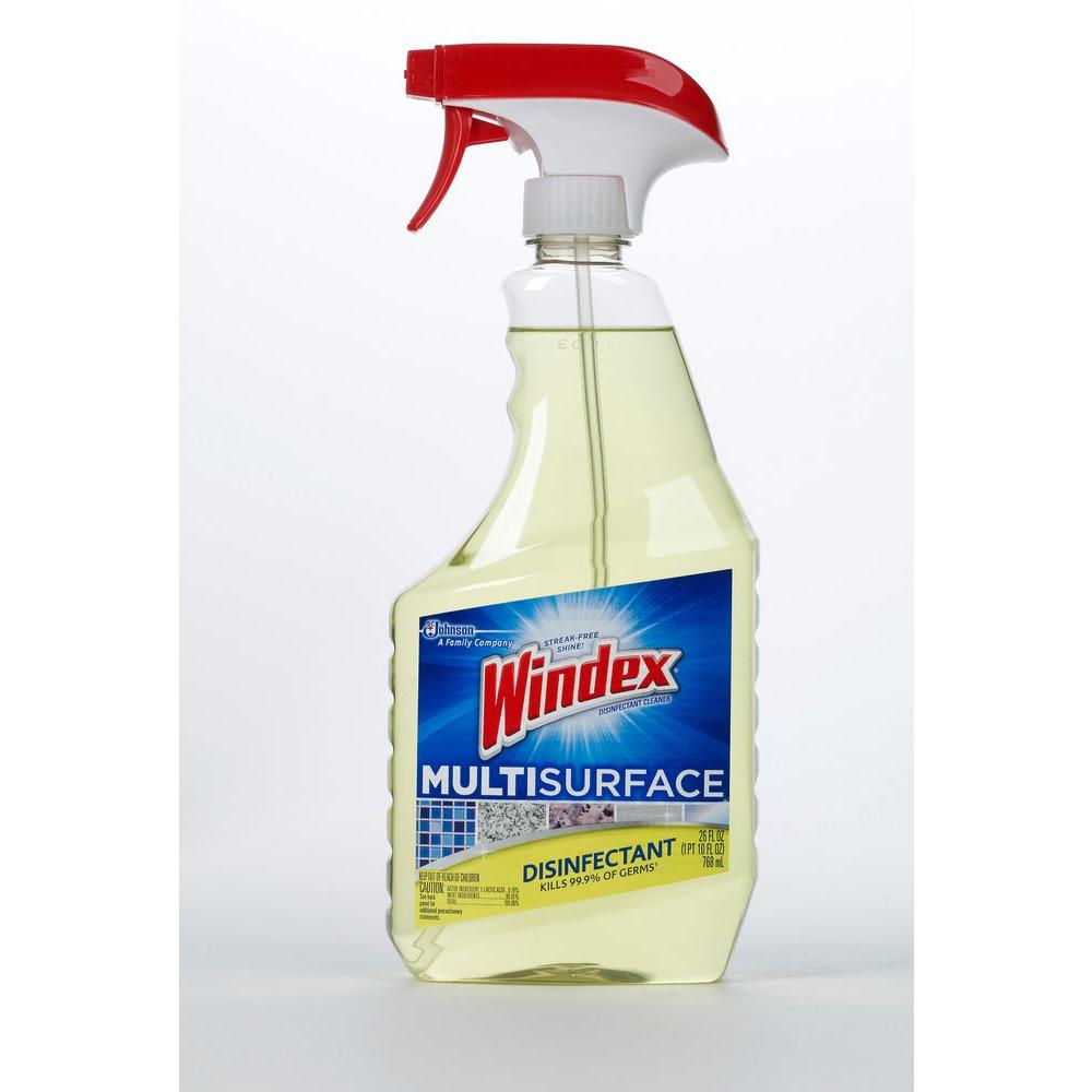 Windex 26 Oz Multi Surface Disinfectant Glass Cleaner 642541