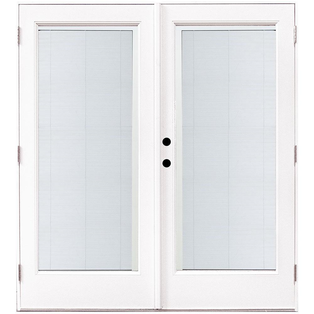 MP Doors 72 in. x 80 in. Fiberglass Smooth White RightHand Outswing