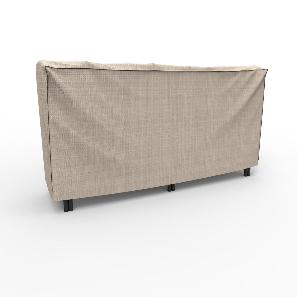 Durable TV Cover with Free Cleaning Cloth Black 36-38 inch Outdoor TV Cover with Front Flap for Watching TV on Rainy Days,Convenient Use without Remove
