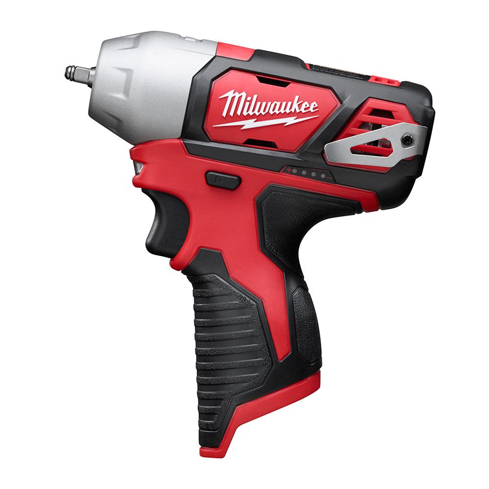 Milwaukee M12 12Volt LithiumIon Cordless 1/4 in. Impact Wrench Kit W