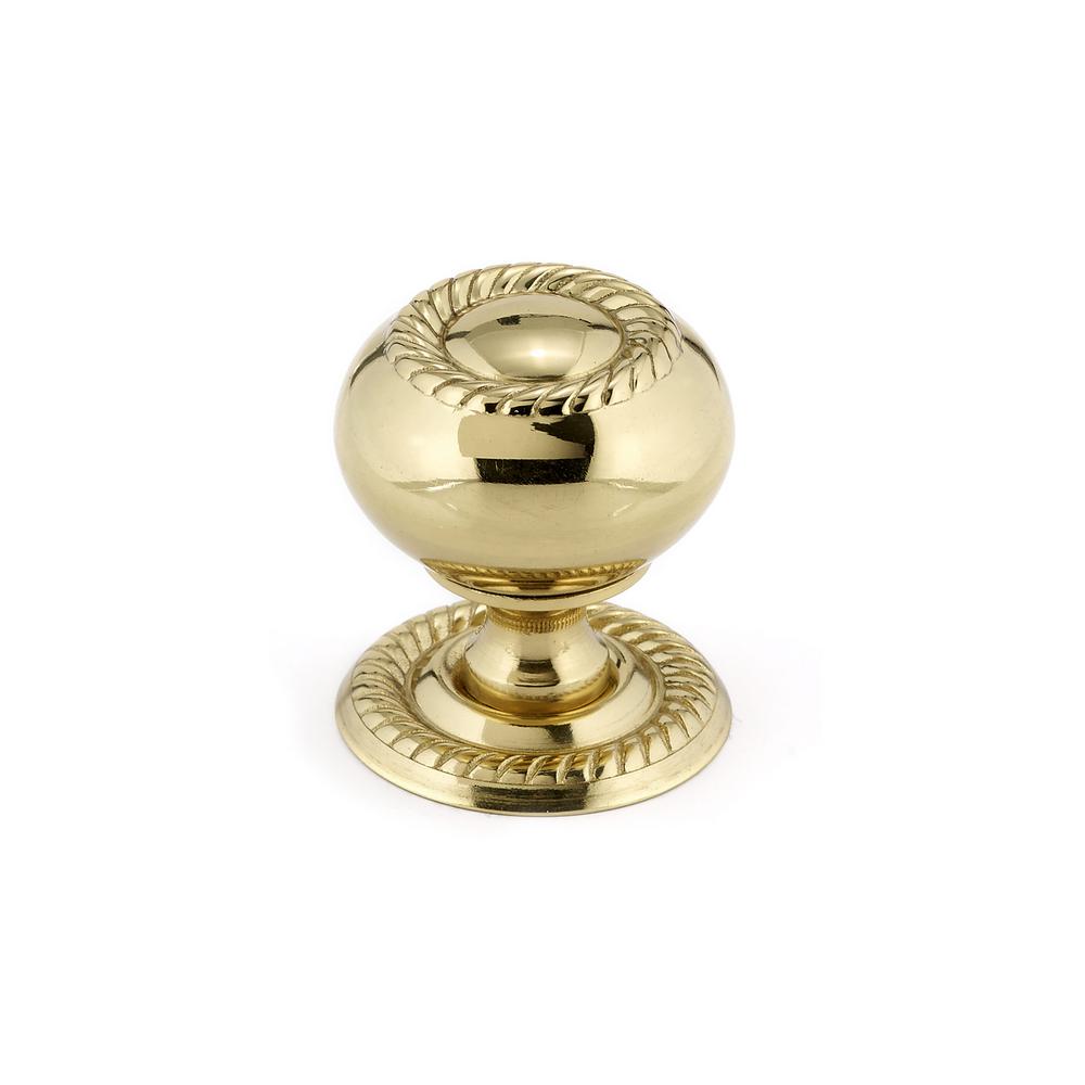 Richelieu Hardware 1 14 In Brass Cabinet Knob Bp4923130 The Home Depot 1515