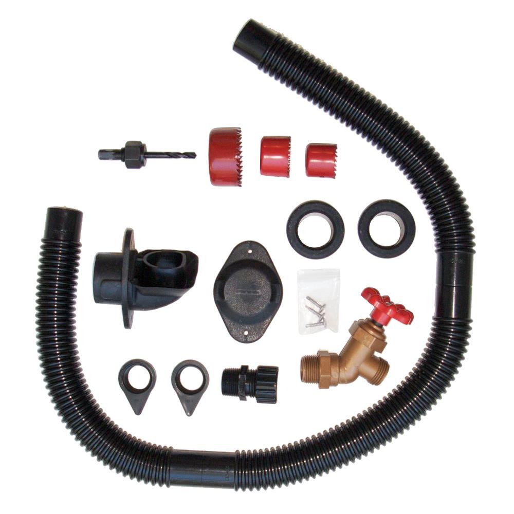 Easy to Install Earthminded Rain Barrel Connector Kit DIY Parts to Link 2 Rain Water Collection Barrels Ideal for the Home and Garden to Help with Outdoor Tasks Increase Water Storage Capacity