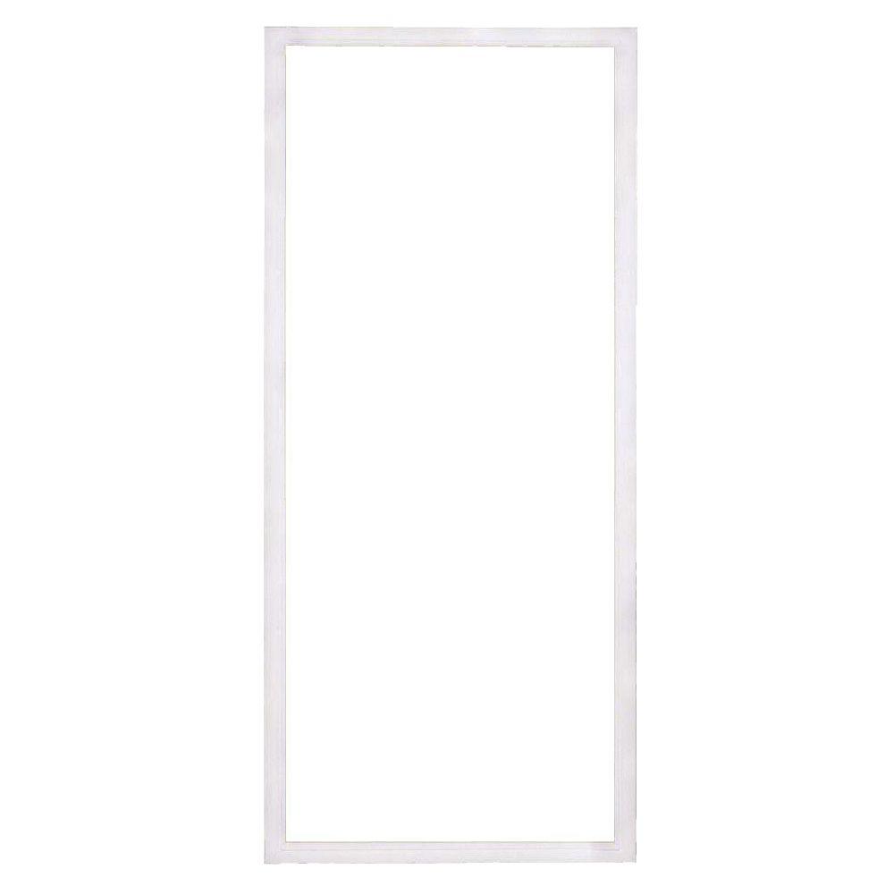 American Craftsman 72 in. x 80 in. 50 Series White Vinyl ...