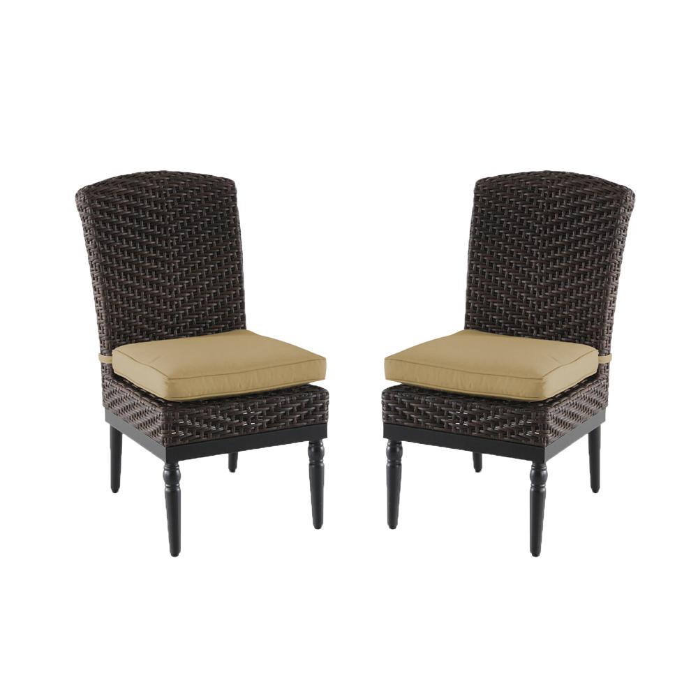 Home Decorators Collection Camden Dark Brown Wicker Outdoor Patio