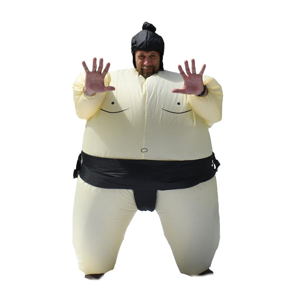 ALEKO 1-Size Fits All Unisex Sumo Wrestler Adult Halloween Costume-ICP09-HD...
