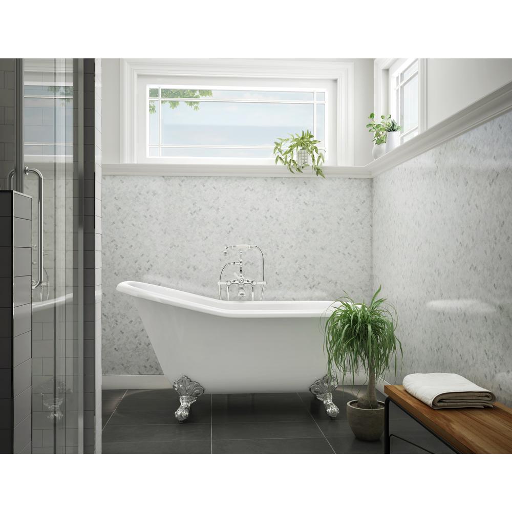 Inoxia Sdtiles Ocean White And Gray 12 09 In X 11 65 5mm Stone Self Adhesive Wall Mosaic Tile Is02a2c117014 The Home Depot - White Self Adhesive Bathroom Floor Tiles Inoxia Sdtiles Ocean White And Gray 12 09 In X 11 65 5mm Stone Self Adhesive Wall Mosaic Tile Is02a2c117014 The Home Depot - White Self Adhesive Bathroom Floor Tiles