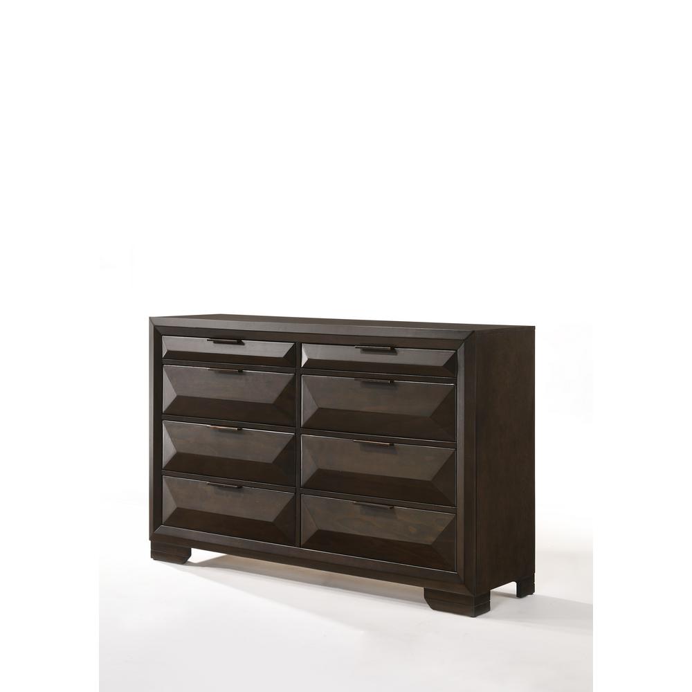 Acme Furniture Merveille Espresso Dresser 22875 The Home Depot