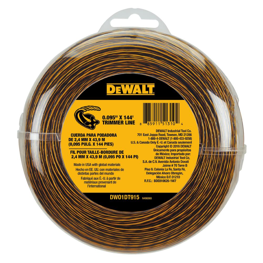 Dewalt 0.095 inch x 144 ft. Replacement Line for Cordless Battery Operated Bump... by DEWALT