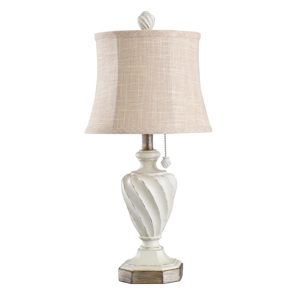 gold and cream table lamps