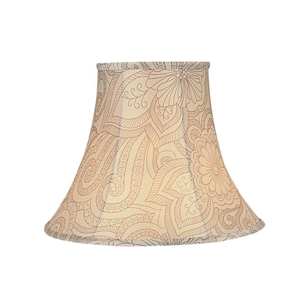 grey gold lampshade