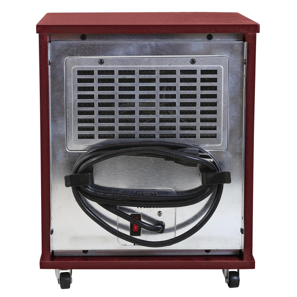 Comfort Zone 16 In Deluxe Infrared Quartz Heater Cherry Cz2032c